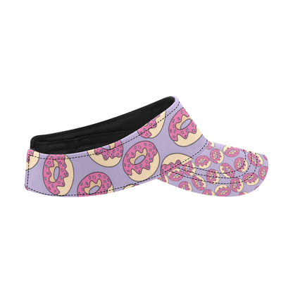 Donut Pattern Print Design DN015 Unisex Sun Visor
