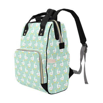 Goose Print Design LKS404 Diaper Bag Backpack