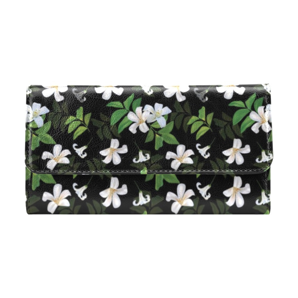 Sampaguita Print Design LKS301 Women's Trifold Wallet