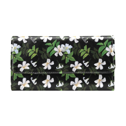 Sampaguita Print Design LKS301 Women's Trifold Wallet