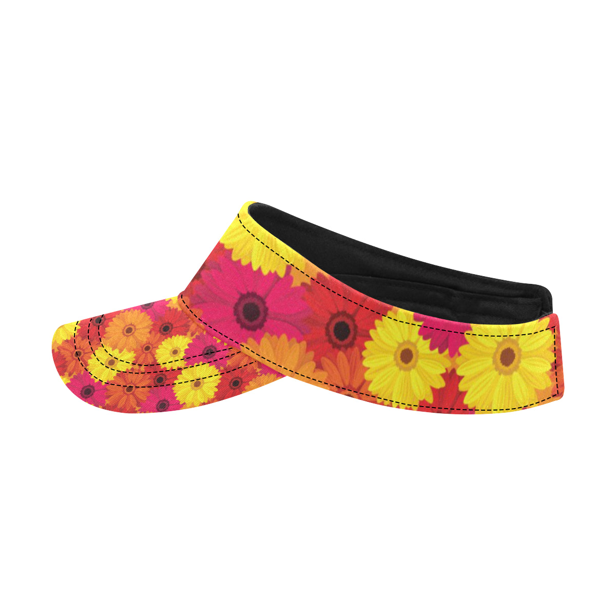Gerberas Pattern Print Design GB05 Unisex Sun Visor
