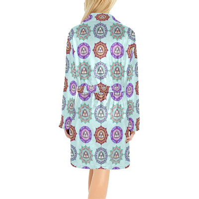 Third Eye Print Design LKS302 Women's Fleece Robe