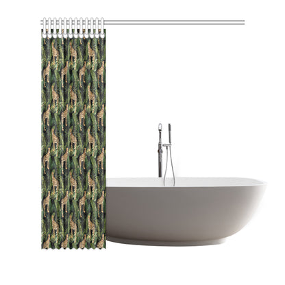 Cheetah Pattern Print Design 05 Shower Curtain