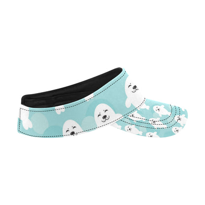 Sea Lion Baby Pattern Print Design 01 Unisex Sun Visor