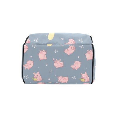 Pig Print Design LKS405 Diaper Bag Backpack