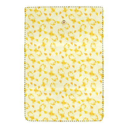 Childhood cancer Pattern Print Design 01 Women's Trifold Wallet