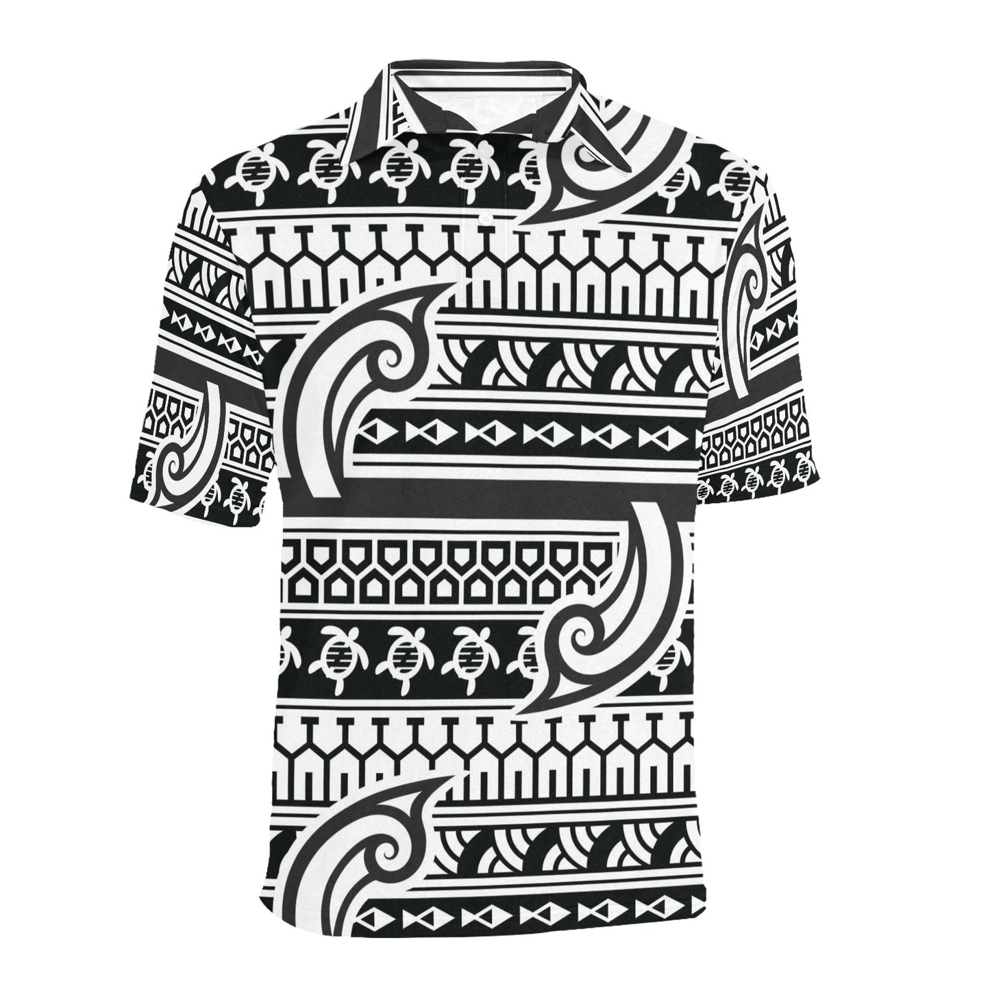 Samoan Style Print Design LKS305 Men Polo Shirt