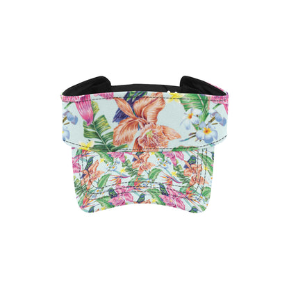 Hummingbird Tropical Pattern Print Design 05 Unisex Sun Visor
