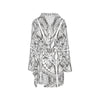 Samoan Style Print Design LKS301 Women's Fleece Robe