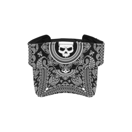 Bandana Skull Print Design LKS303 Unisex Sun Visor