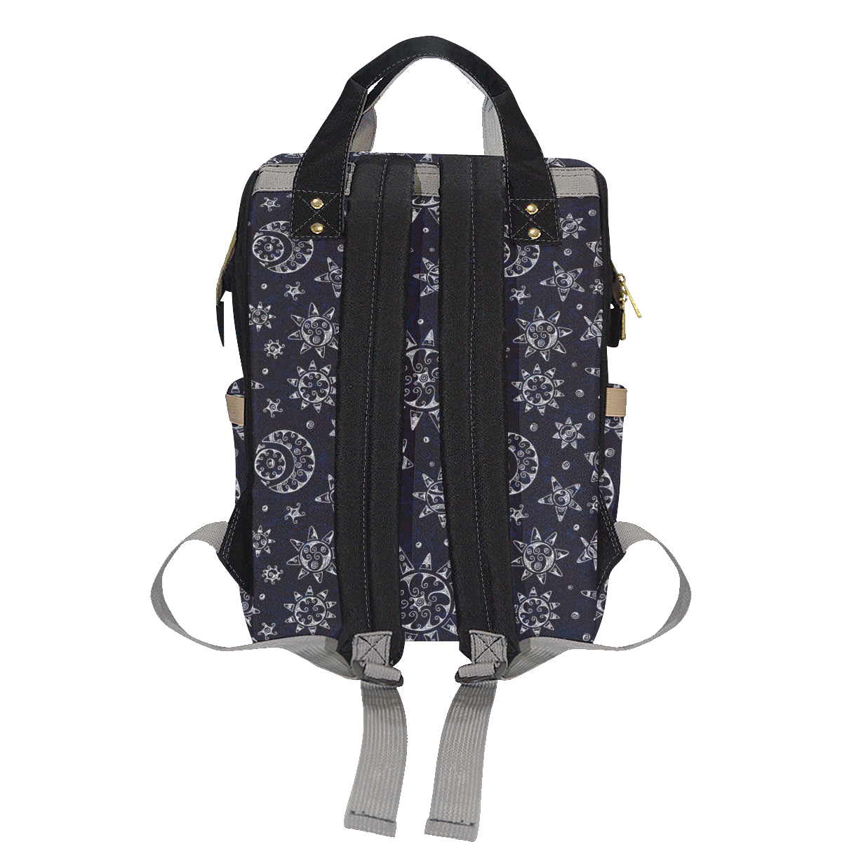 Sun Moon Pattern Diaper Bag Backpack