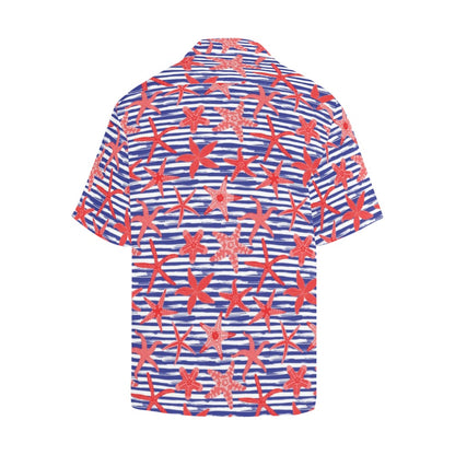 Starfish Print Design LKS401 Men's Men's Hawaiian Shirt