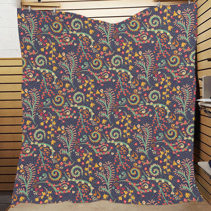 Bohemian Pattern Print Design 08 Premium Quilt