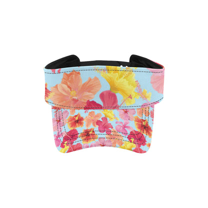 Hibiscus Pattern Print Design HB020 Unisex Sun Visor