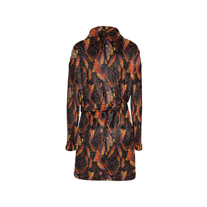 Dream Catcher Native American Design Women's Fleece Robe