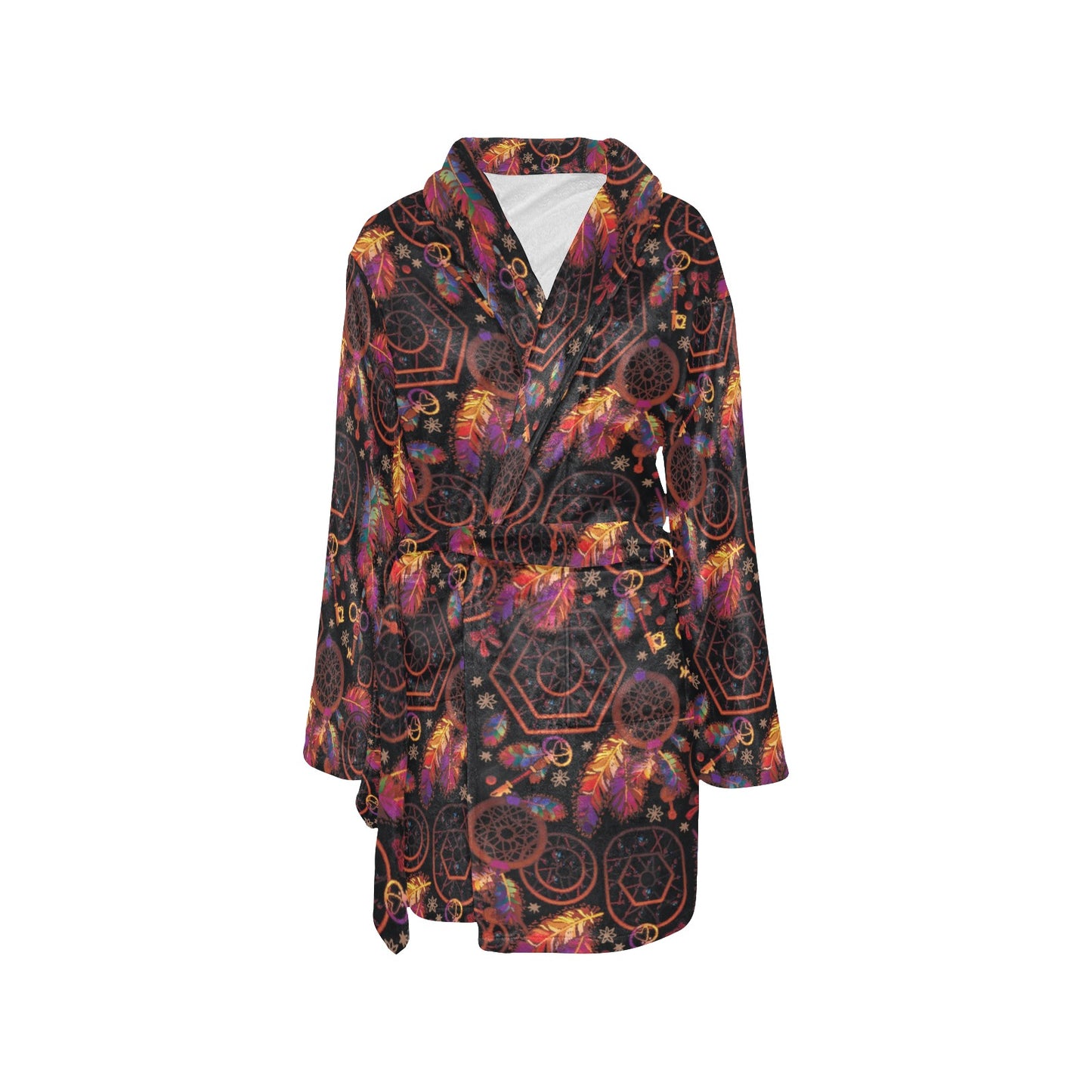 Dream catcher native american Women's Fleece Robe