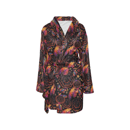 Dream catcher native american Women's Fleece Robe