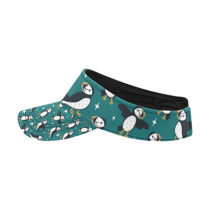 Puffin Pattern Print Design A05 Unisex Sun Visor