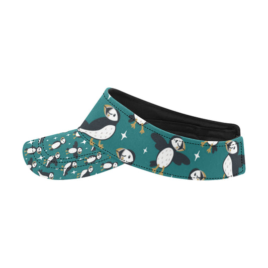Puffin Pattern Print Design A05 Unisex Sun Visor