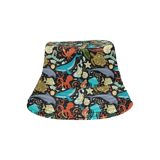 Underwater Animal Print Design LKS301 Unisex Bucket Hat
