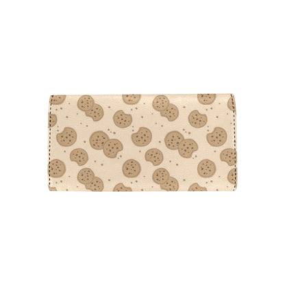 Biscuit Pattern Print Design 02 Women's Trifold Wallet