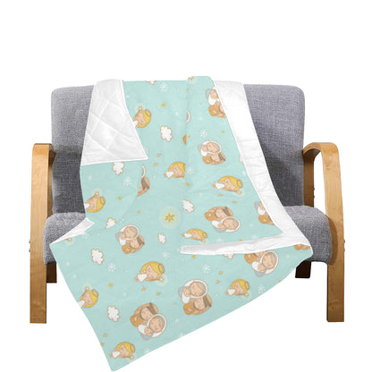 Christian Pattern Print Design 01 Premium Quilt