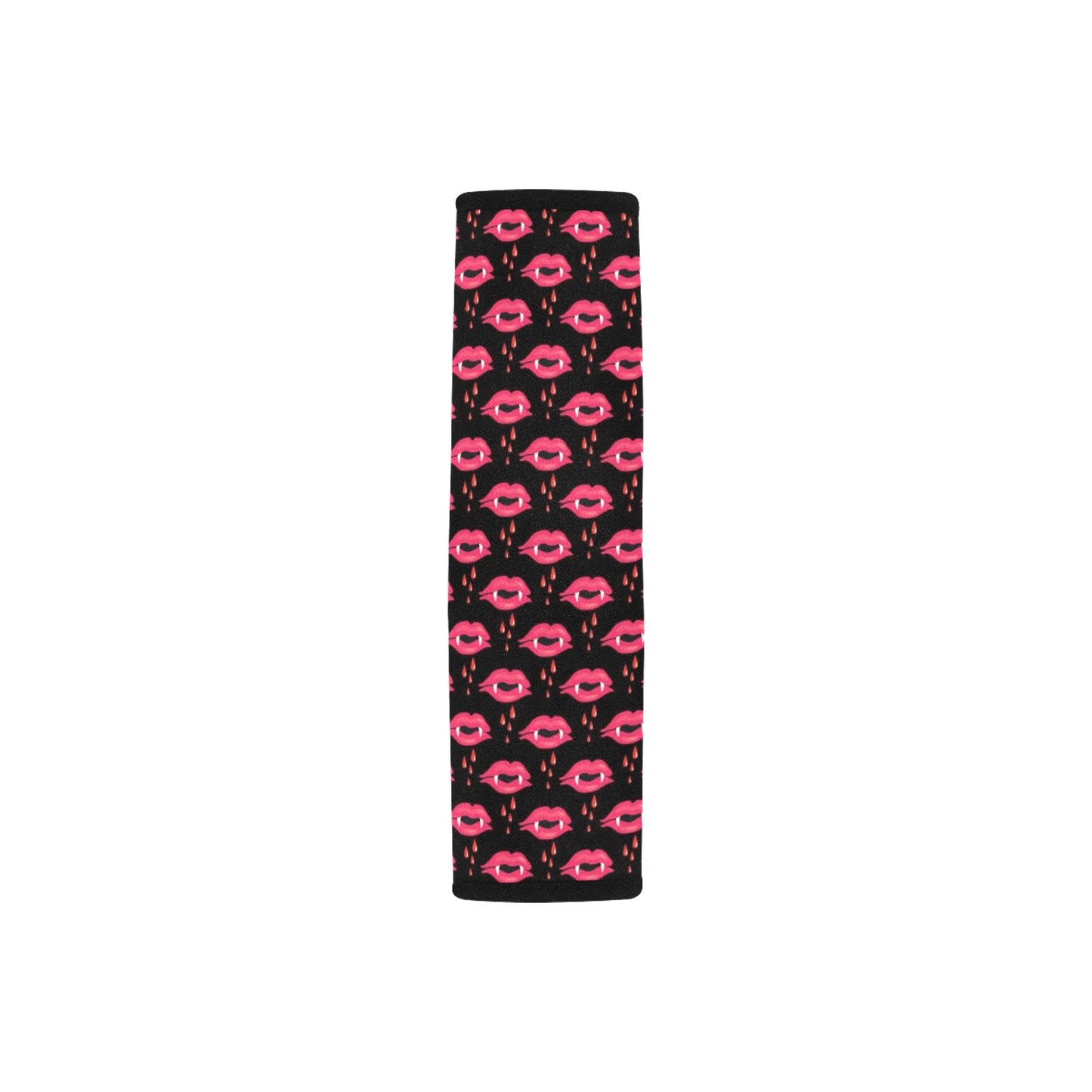 Vampire Lips Print Design LKS303 Car Seat Belt Cover