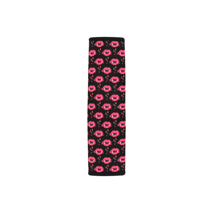 Vampire Lips Print Design LKS303 Car Seat Belt Cover