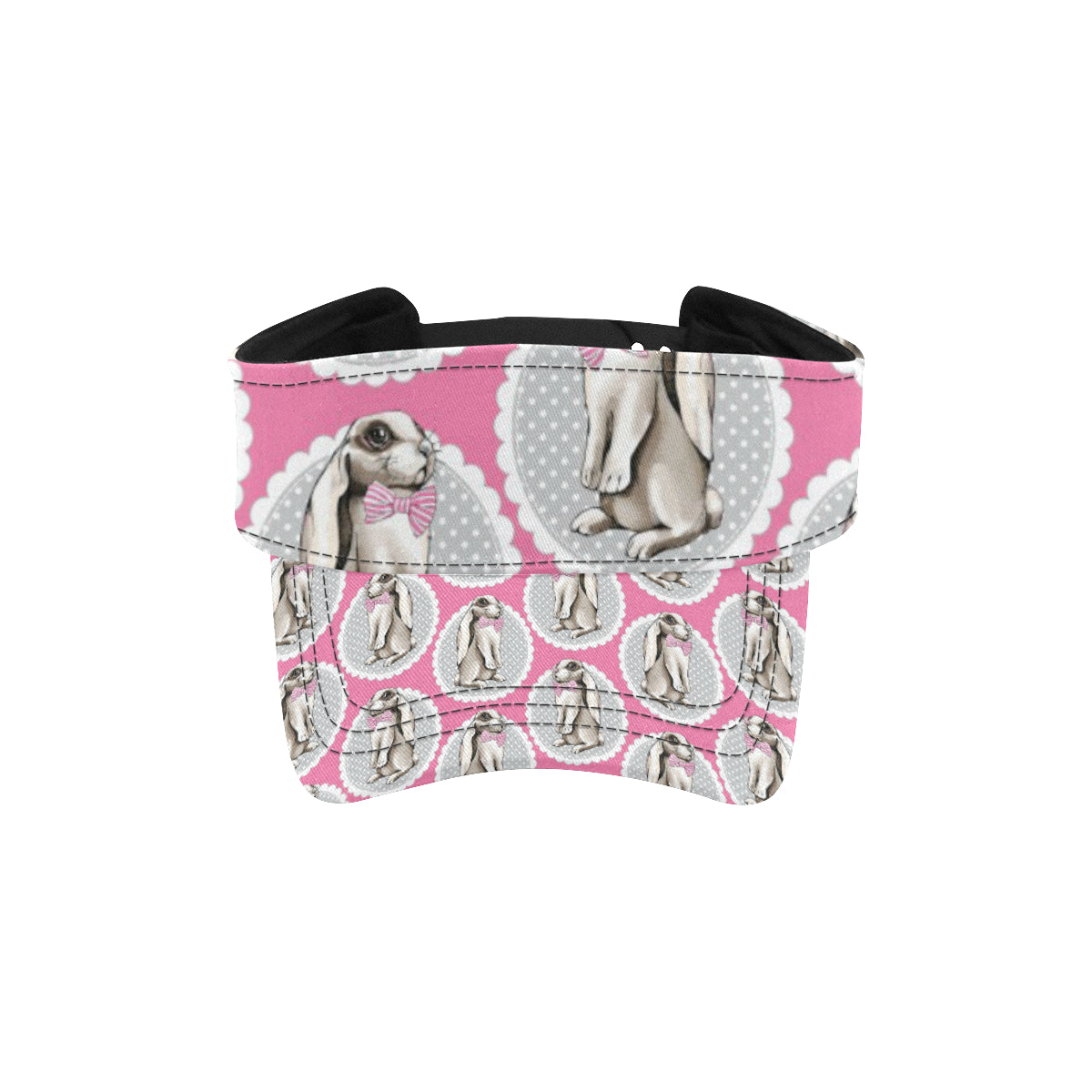 Rabbit Pattern Print Design RB019 Unisex Sun Visor