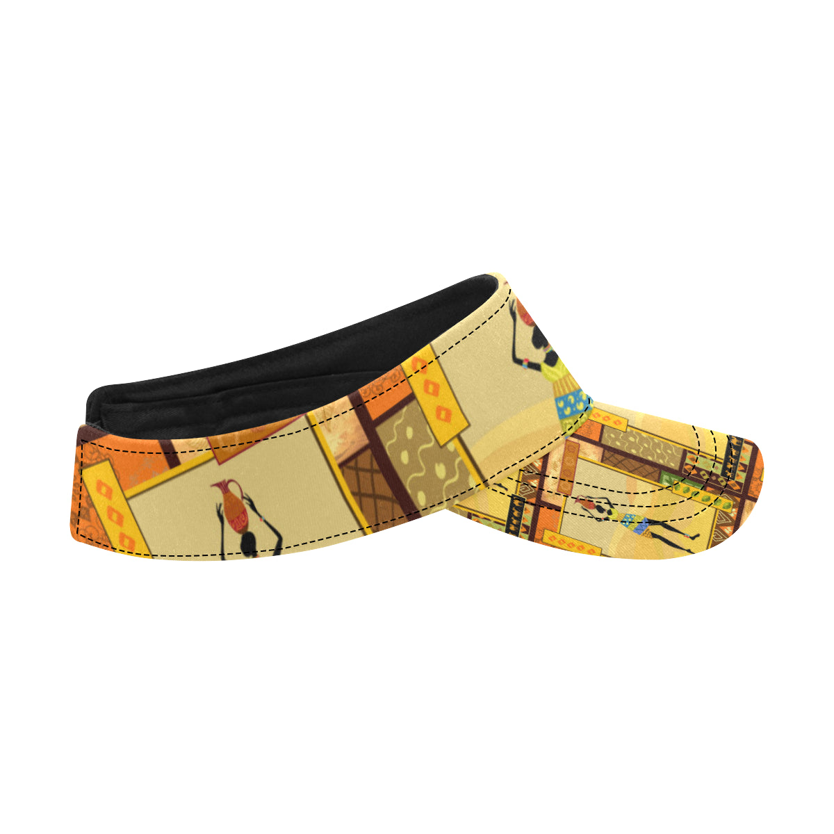 African Girl Design Unisex Sun Visor