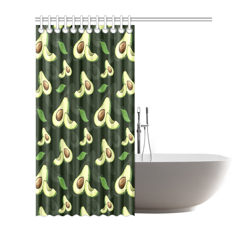 Avocado Pattern Print Design AC07 Shower Curtain