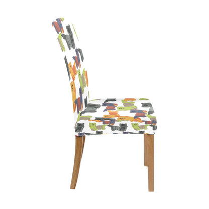 Skye Terriers Print Design LKS301 Dining Chair Slipcover