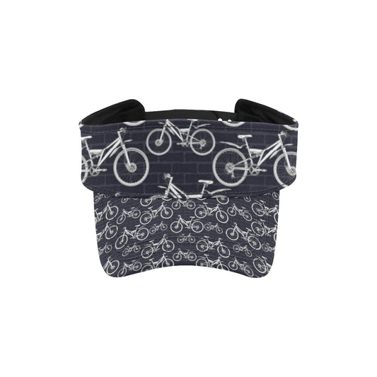 Mountain bike Pattern Print Design 02 Unisex Sun Visor