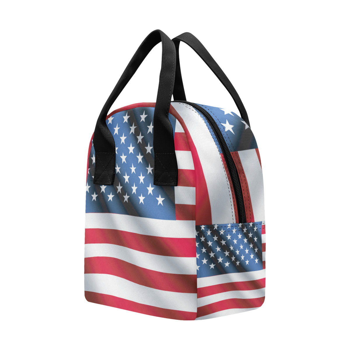 American flag Classic Insulated Lunch Bag