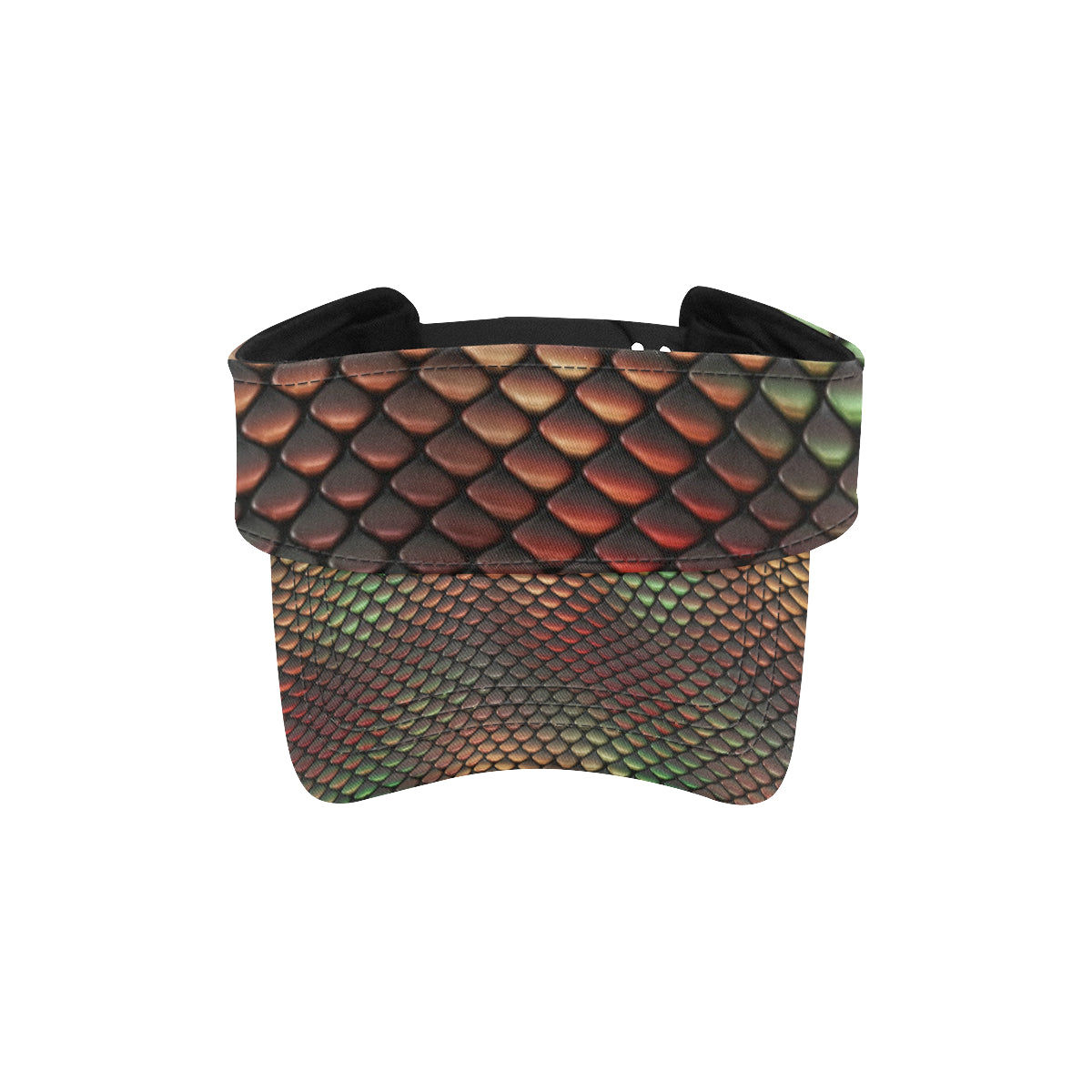 Snake Skin Colorful Print Unisex Sun Visor