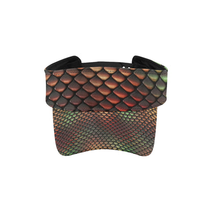 Snake Skin Colorful Print Unisex Sun Visor