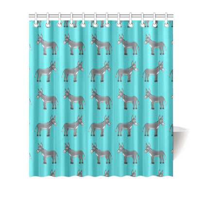Donkey Pattern Print Design 01 Shower Curtain
