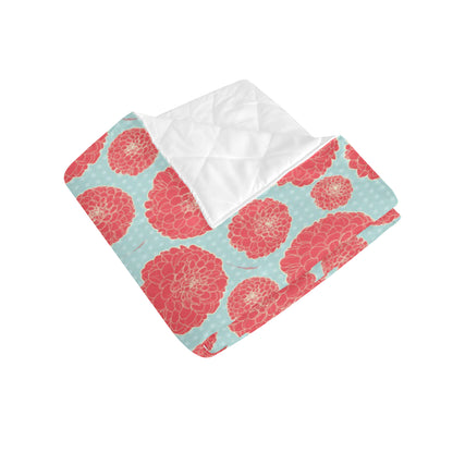 Marigold Pattern Print Design MR03 Premium Quilt