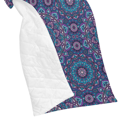 Medallion Pattern Print Design 05 Premium Quilt