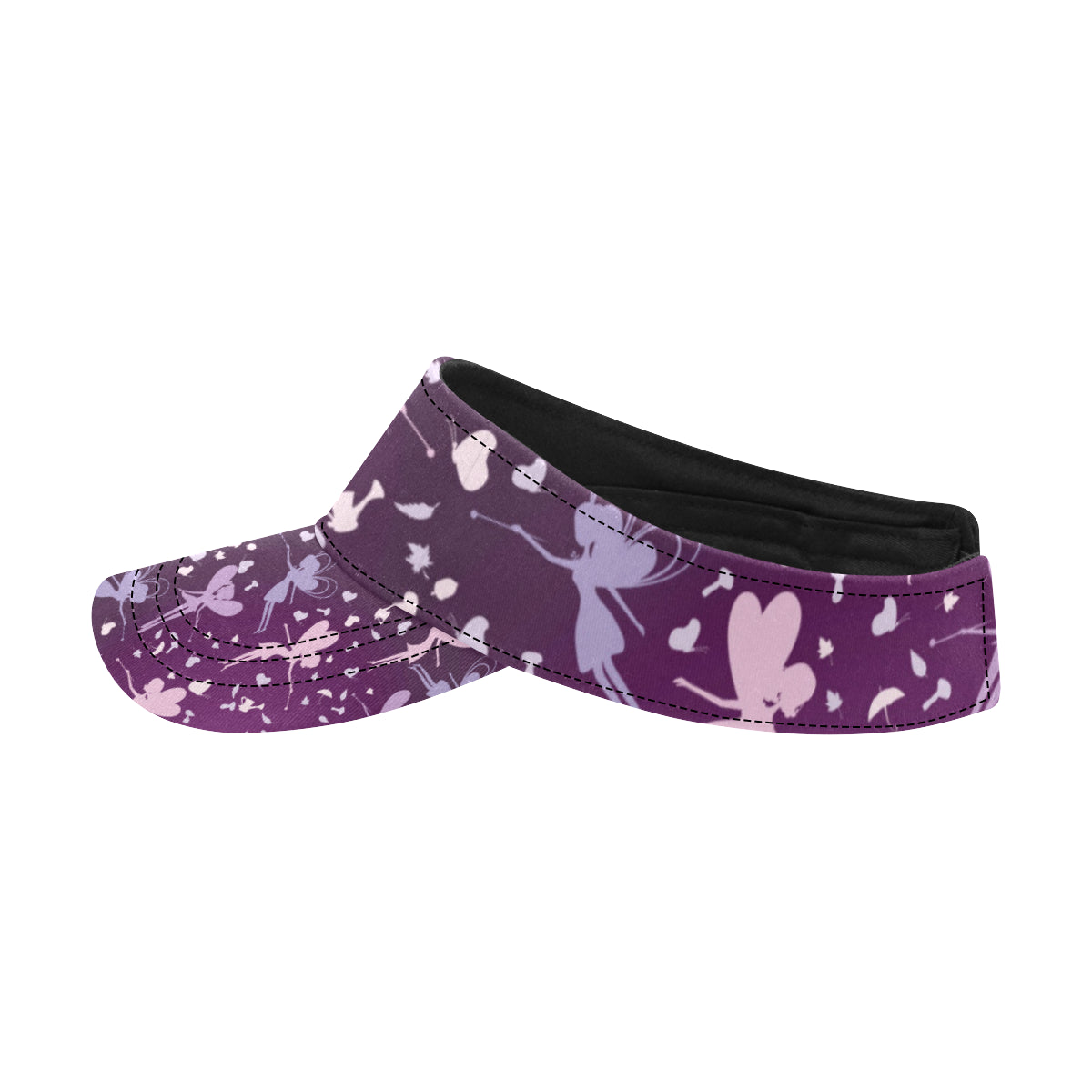 Fairy Pink Print Pattern Unisex Sun Visor
