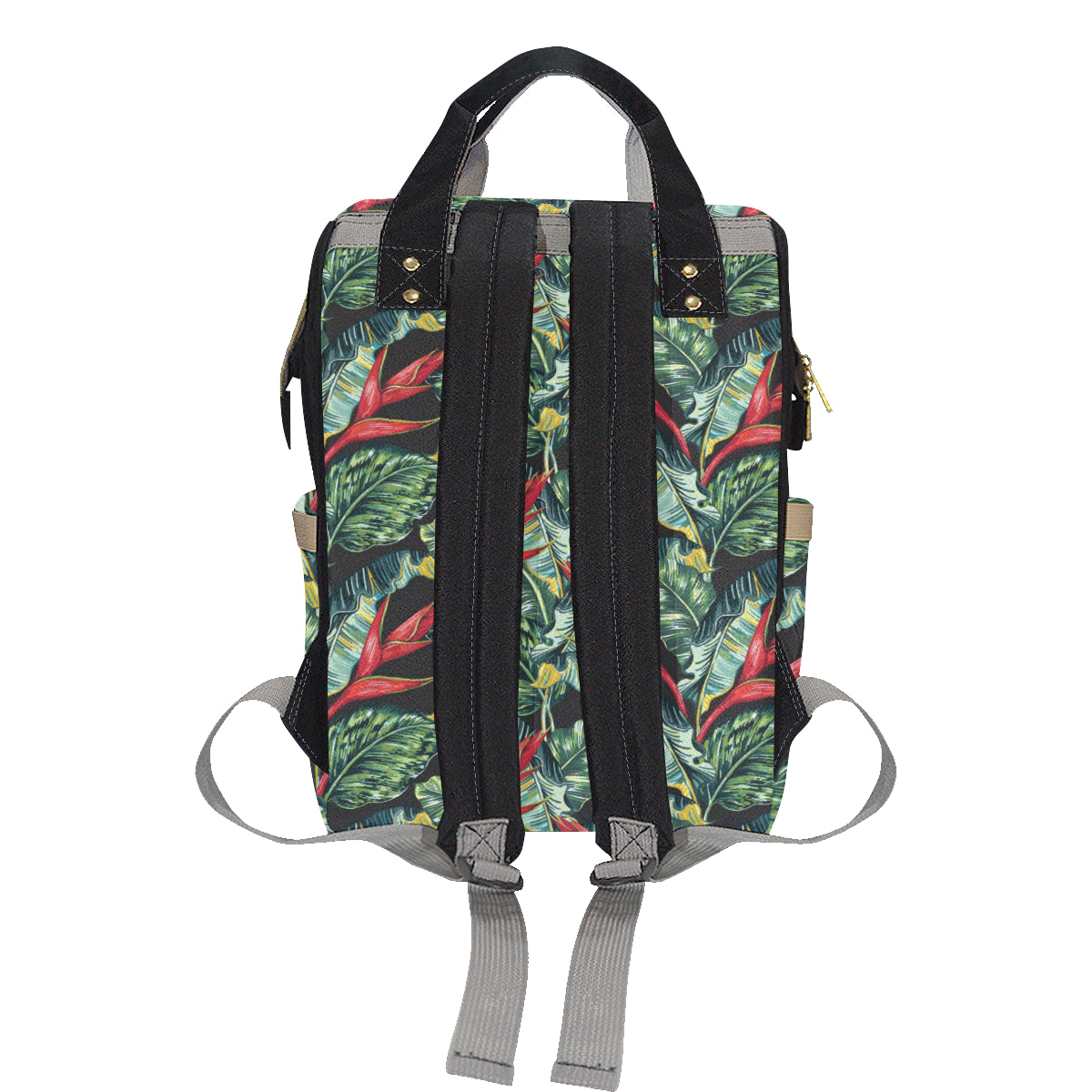 Bird Of Paradise Pattern Print Design BOP06 Diaper Bag Backpack