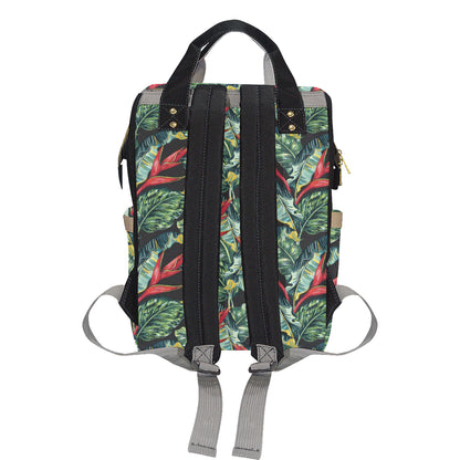 Bird Of Paradise Pattern Print Design BOP06 Diaper Bag Backpack
