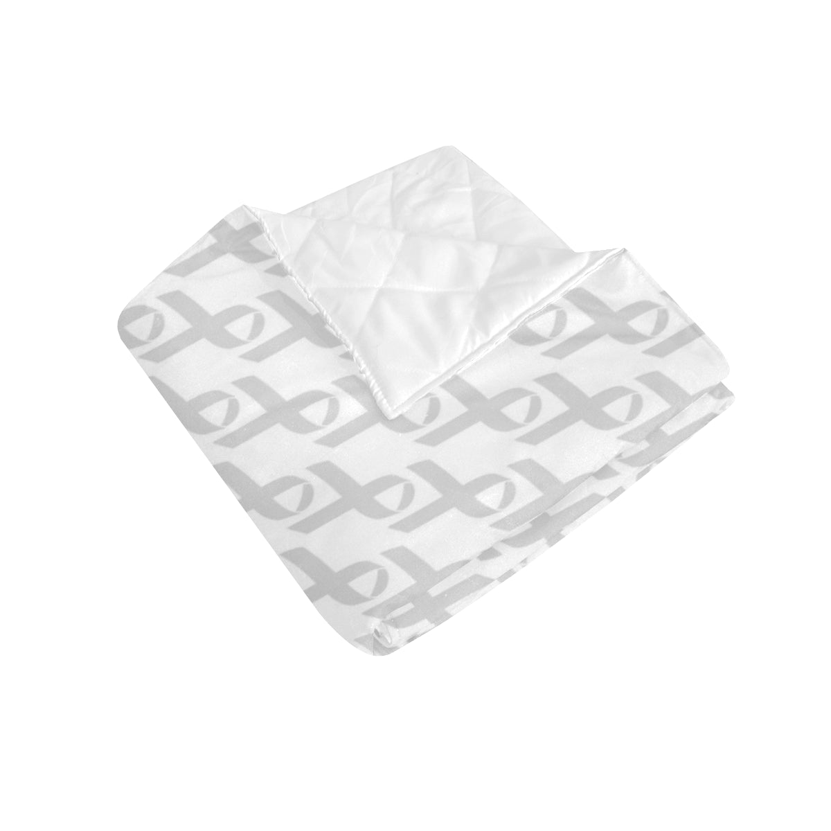 Brain cancer Pattern Print Design 02 Premium Quilt