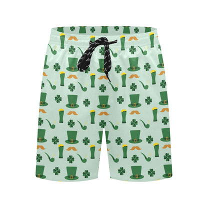 St Patricks Day Print Design LKS304 Men's Swim Trunks Beach Shorts
