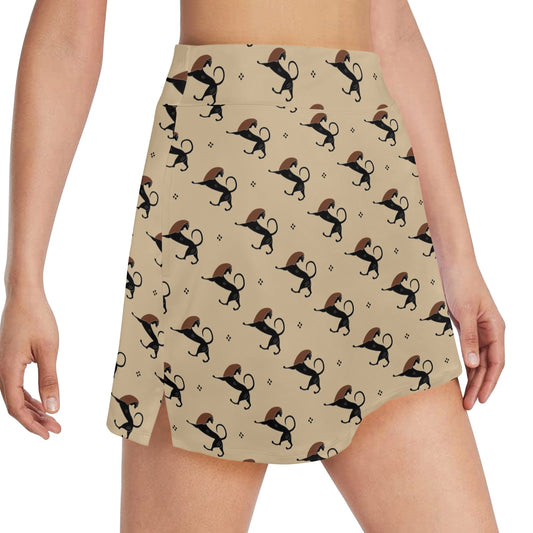 Ancient Greek Print Design LKS3011 17" Golf & Pickleball Skort with Pockets
