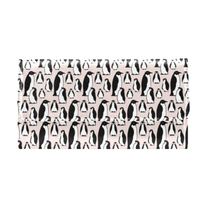Penguin Themed Women's Trifold Wallet