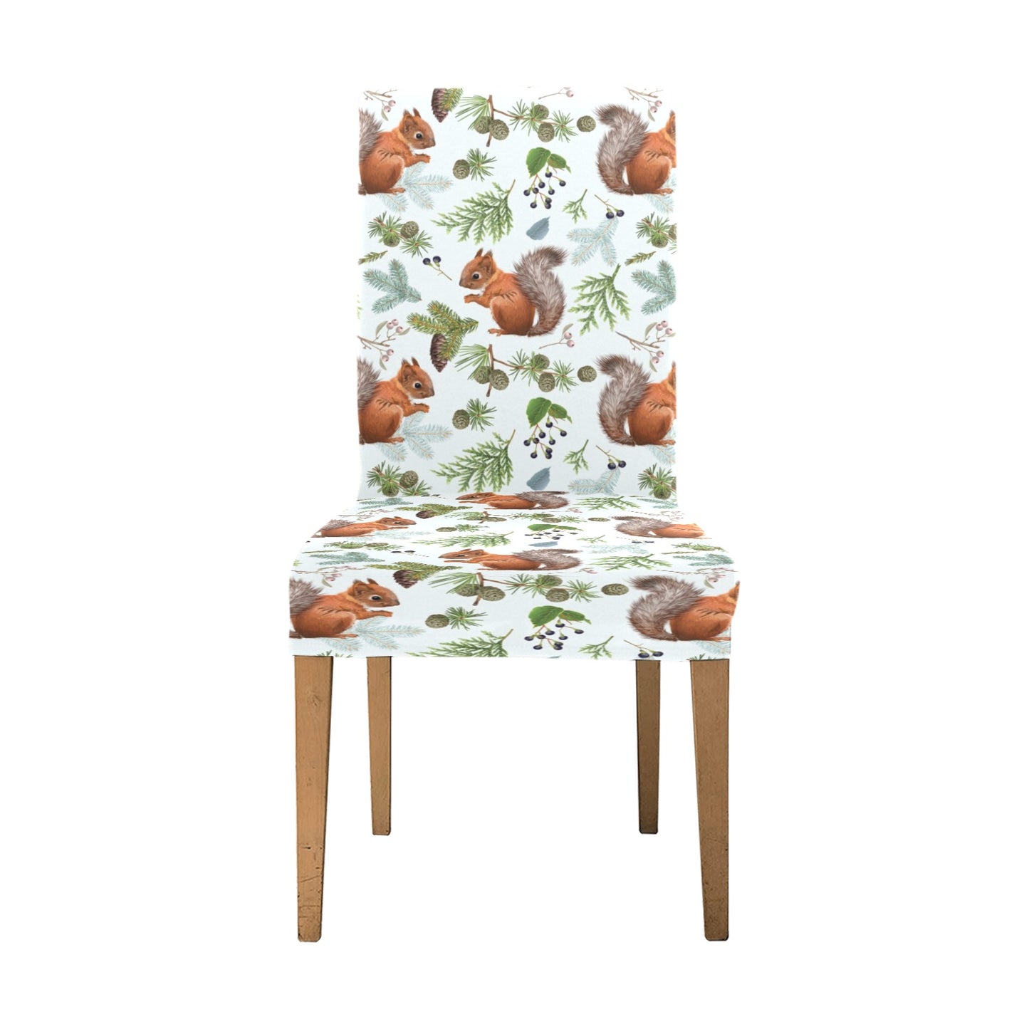 Squirrel Print Design LKS308 Dining Chair Slipcover