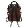 Sausage Print Design LKS302 Diaper Bag Backpack