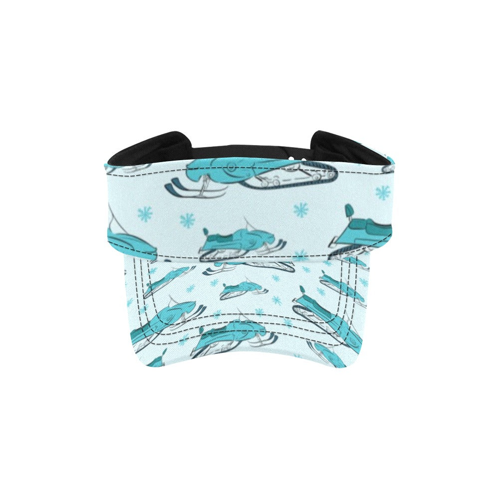 Snowmobile Print Design LKS301 Unisex Sun Visor