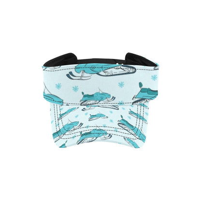 Snowmobile Print Design LKS301 Unisex Sun Visor